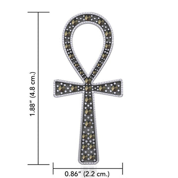 Sterling Silver Ankh Pendant with Marcasite TPD5317 - Jewelry